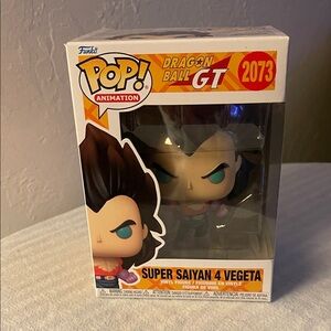 Funko Super Saiyan 4 Vegeta Vinyl Figure - Red Jacket, Teal Eyes